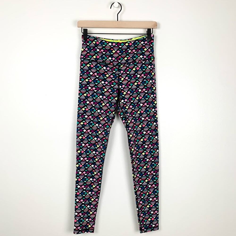 Victoria’s Secret Sport Geometric Neon Leggings
